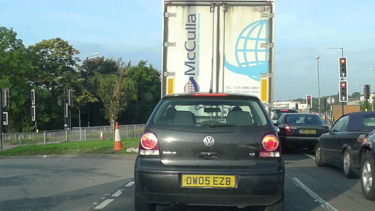 Driving to Westfield Shopping Centre via A406 & A40.