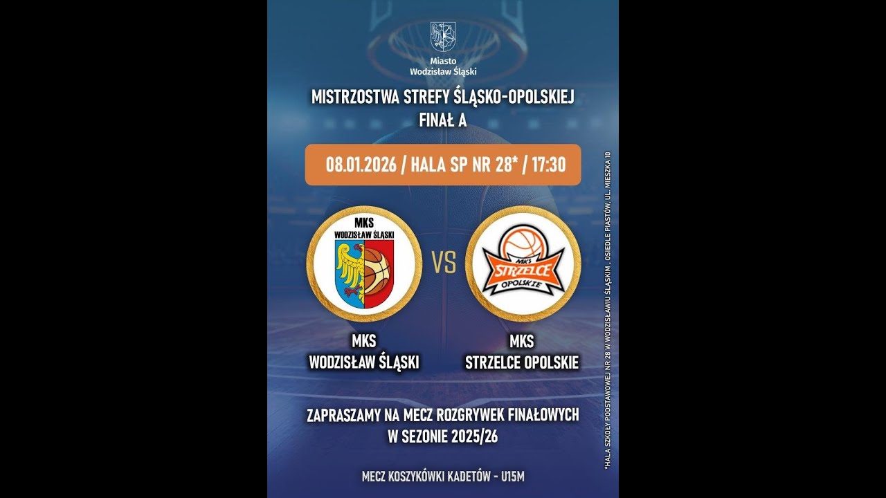Live #1 - 8.01.2026 | MKS WODZISŁAW ŚLĄSKI - MKS STRZELCE OPOLSKIE | WODZISŁAW ŚLĄSKI