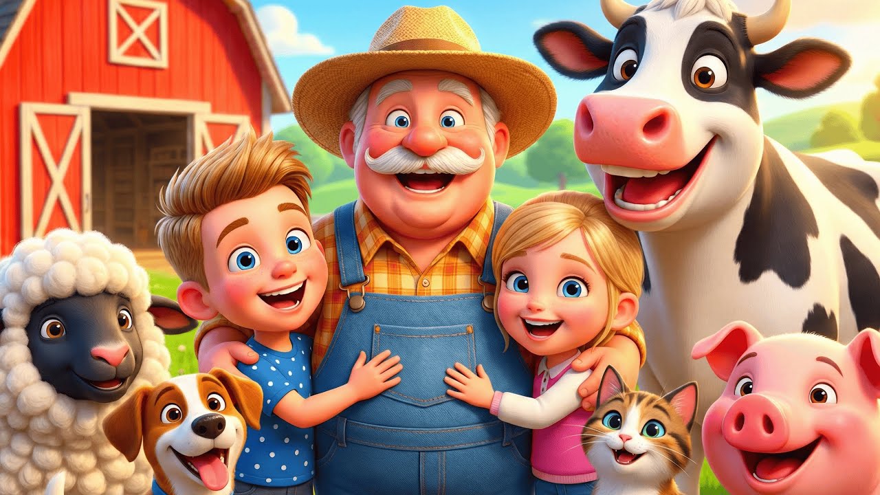 Old MacDonald Had A Farm | Nursery Rhymes | Kids Super Simple Songs Nursery Rhymes #lullimoo