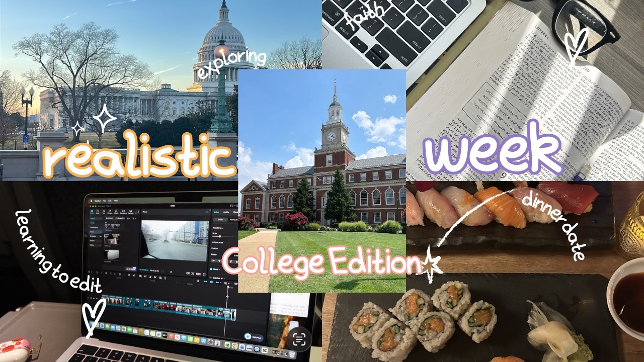 College Week in my life at Howard University | productive, hanging w friends, traveling to nyc