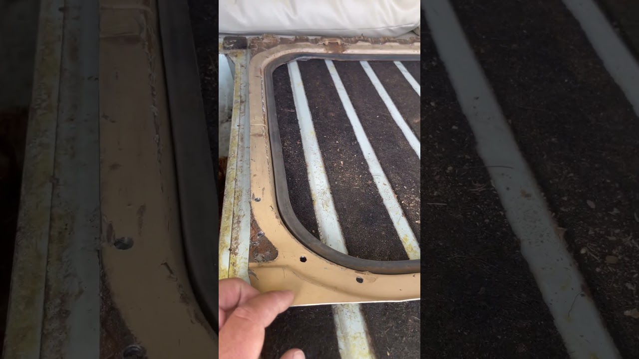 Vanagon hatch in a split bus. 