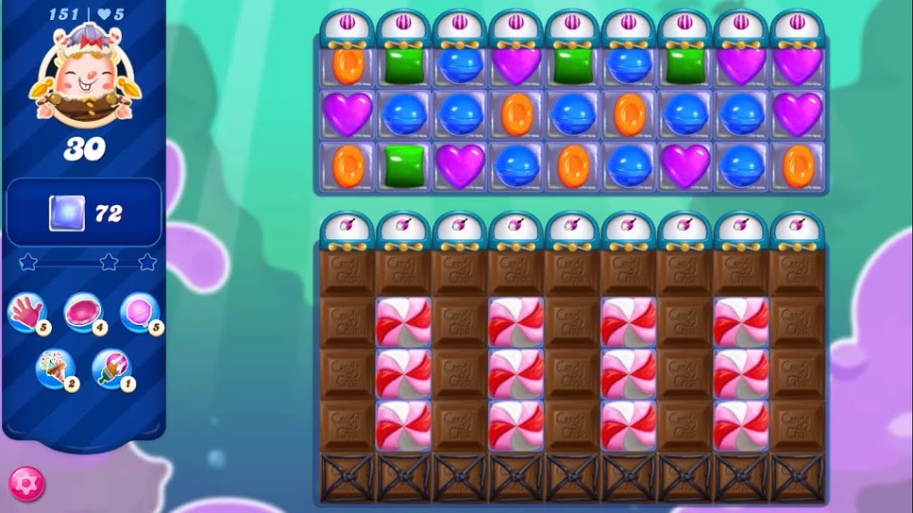Candy Crush Saga Level 151 (NO BOOSTERS)