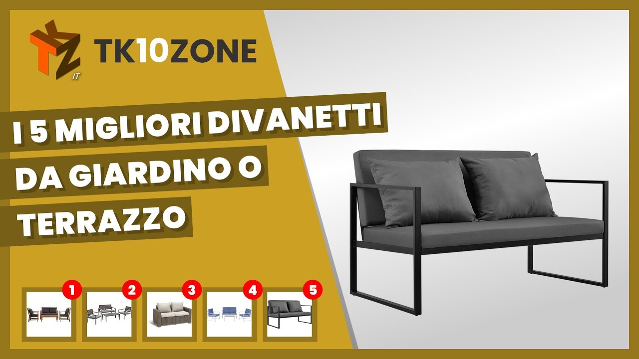I 5 migliori divanetti a due posti da giardino o terrazzo