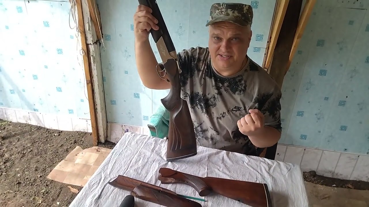 ТОЗ 34Р💥25лет эксплуатации.Треснул приклад. Новое дерево.