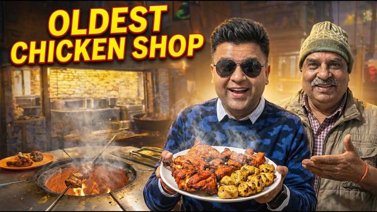 60 Saal…. Teen Generations… Oldest Chicken Shop in Chandigarh 😱 || Azaad Market, Chandigarh Sec20