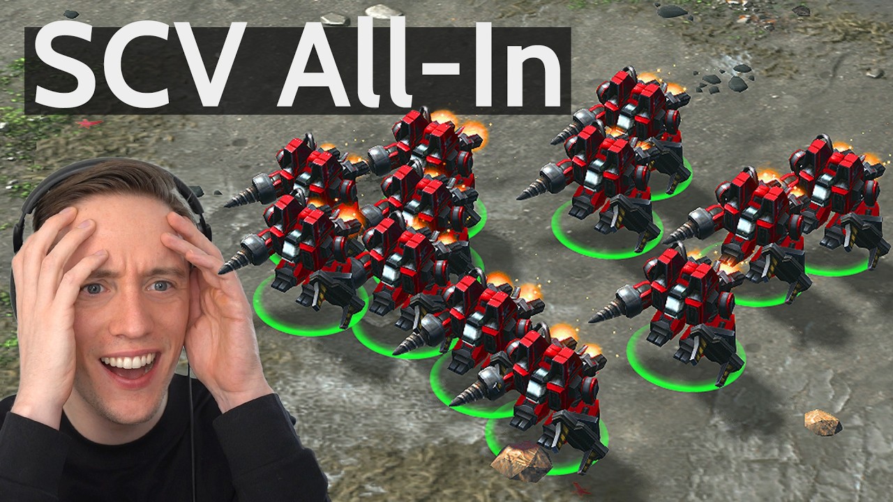 This NEW SCV All-In Is GLORIOUS! StarCraft 2