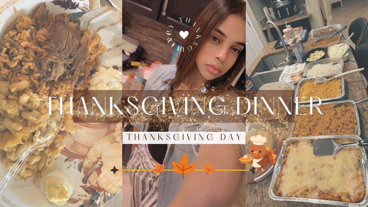 Thanksgiving Dinner Vlog 🦃✨ | Cooking, Family & Delicious Food