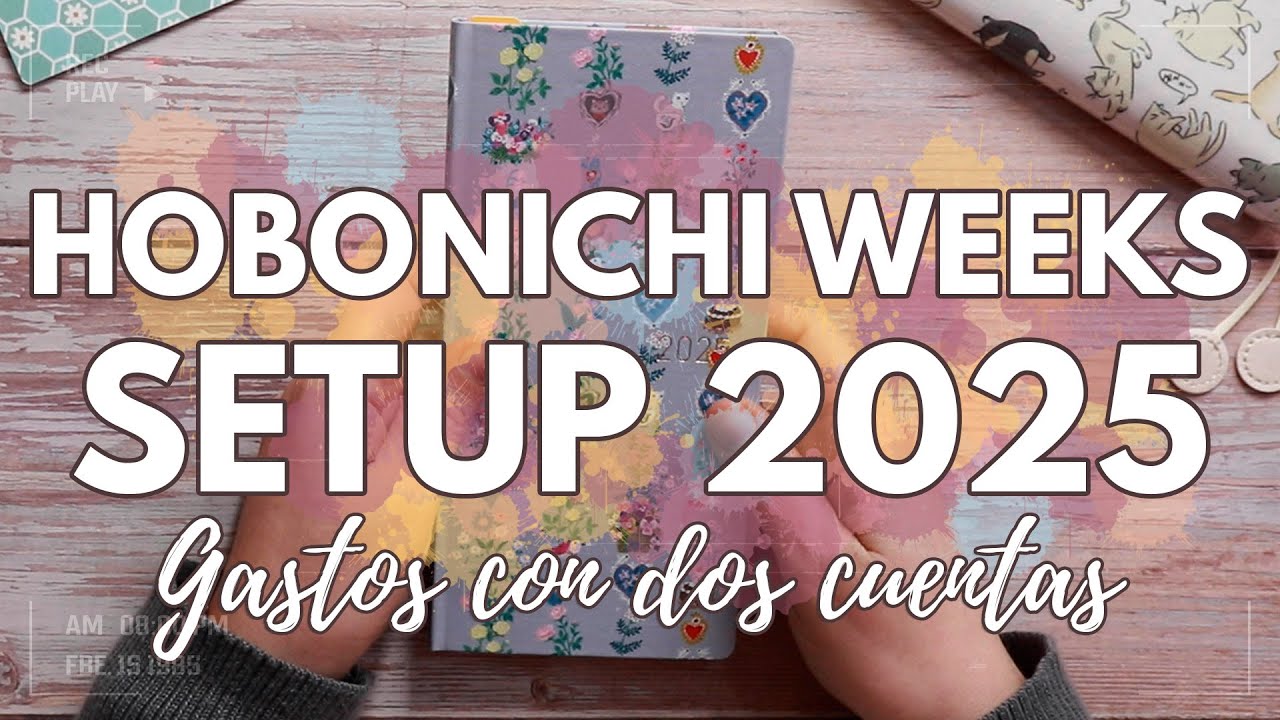 ✨📘 Gesti&oacute;n de gastos con Hobonichi Weeks: Mi setup actualizado para 2025 💸
