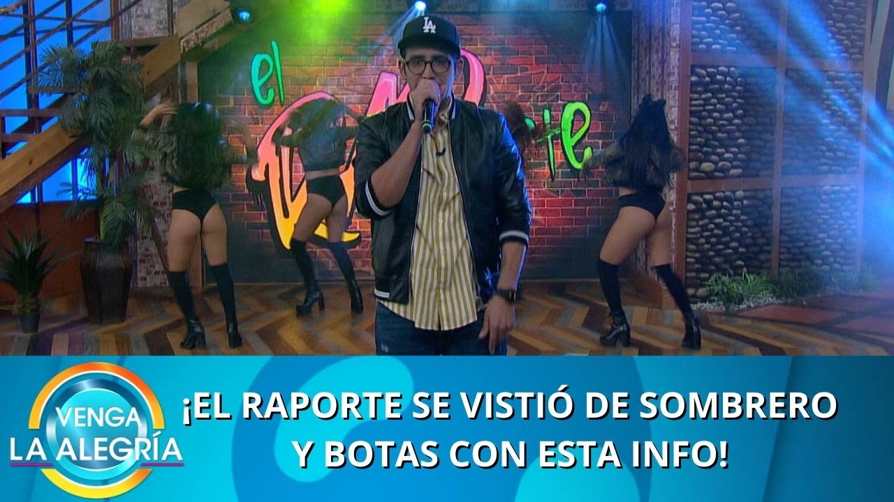 El Raporte se visti&oacute; de botas y sombrero.| Programa del 07 de mayo de 2020 PARTE 1 |Venga La Alegr&iacute;a