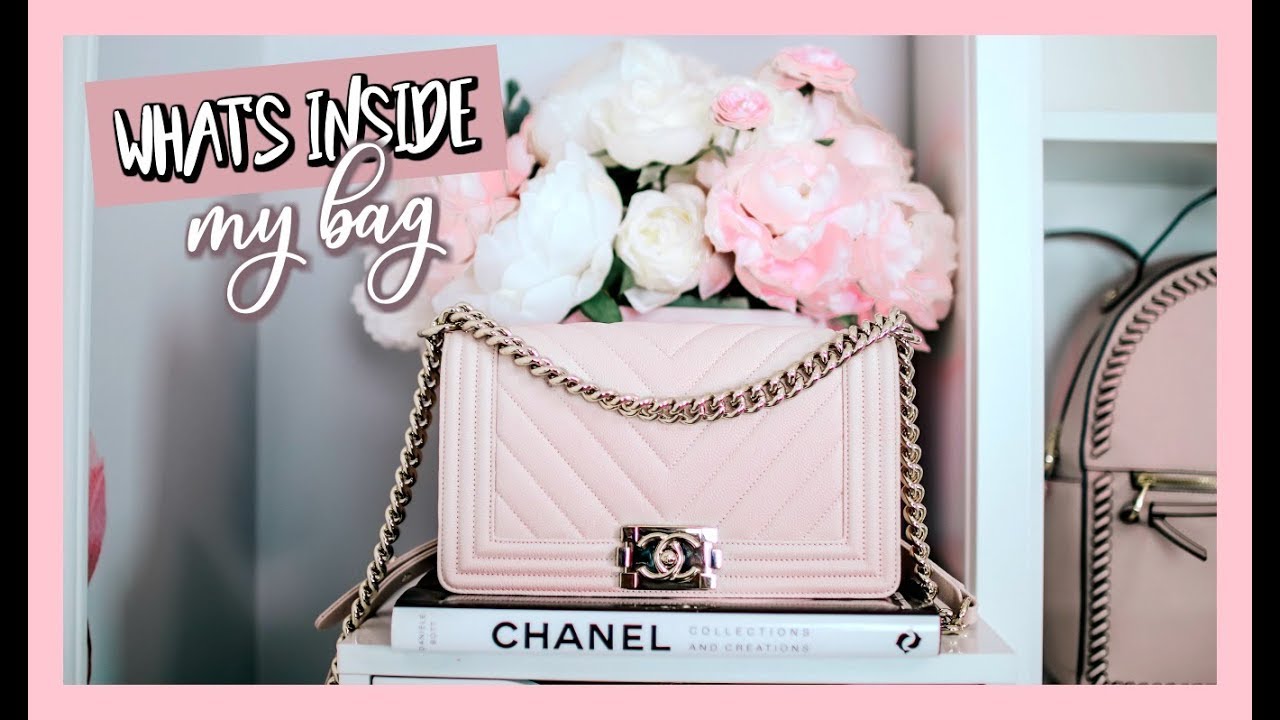 WHAT'S INSIDE MY CHANEL BOY BAG
