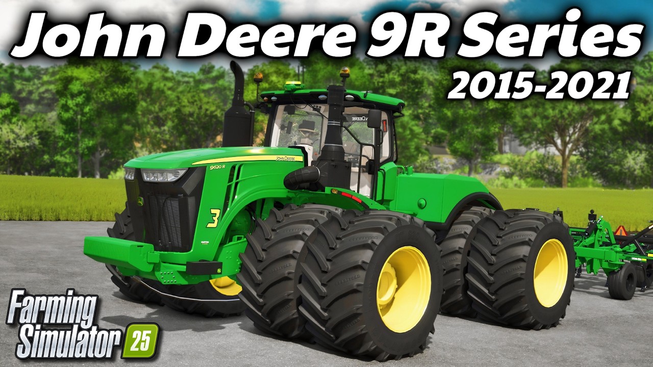 ЛУЧШИЙ В FS25? - John Deere 9R Series 2015-2021 (от Custom Modding) | Моды для FS25