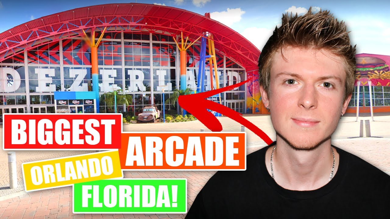 The Biggest ARCADE in Orlando Florida! - Dezerland Park