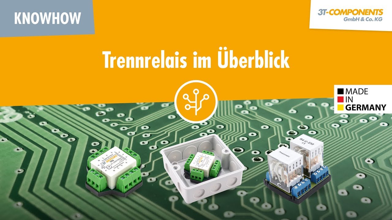 Trennrelais im Überblick 3T MOTORS