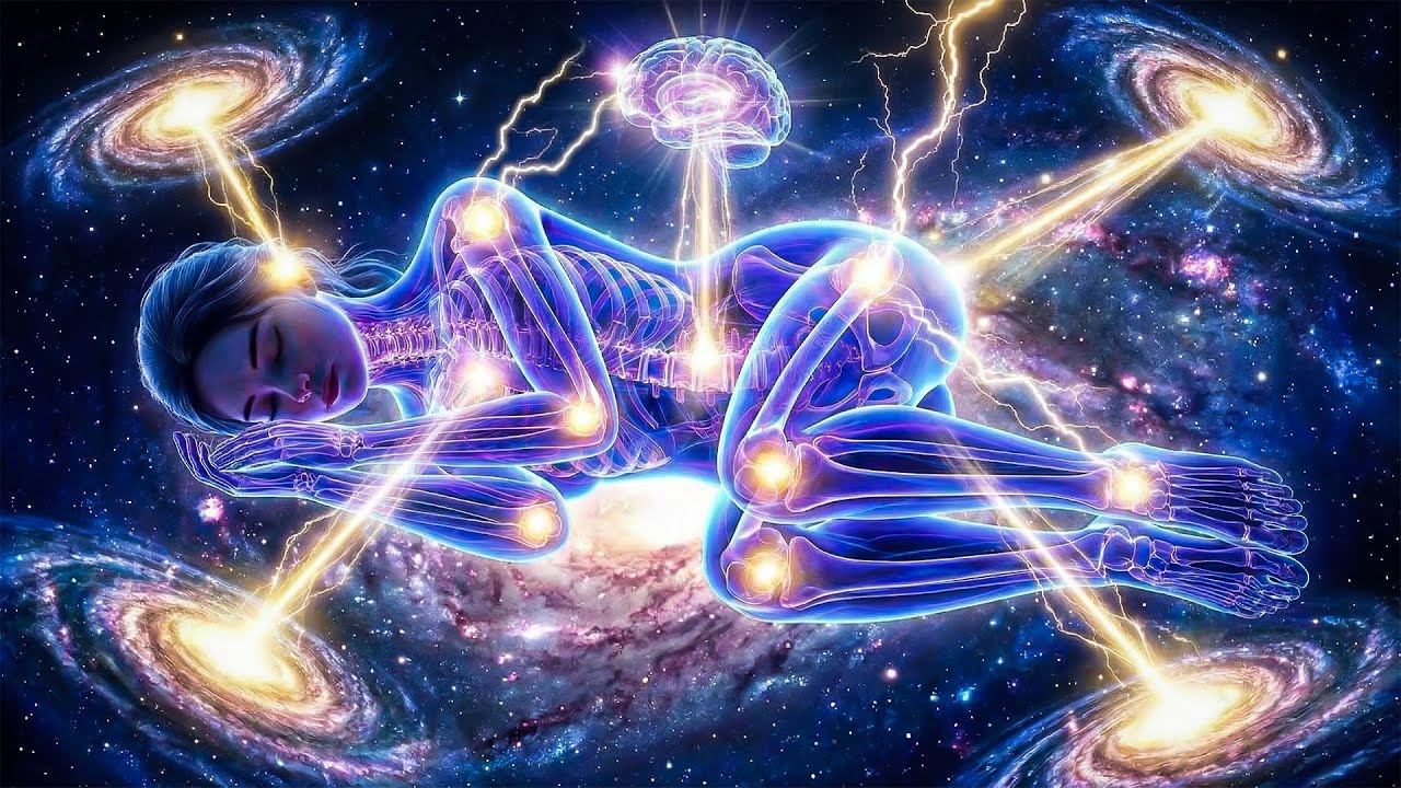 Deep Sleep Music | 528hz Whole Body Healing Frequency, Melatonin Release and Stop Overthinking