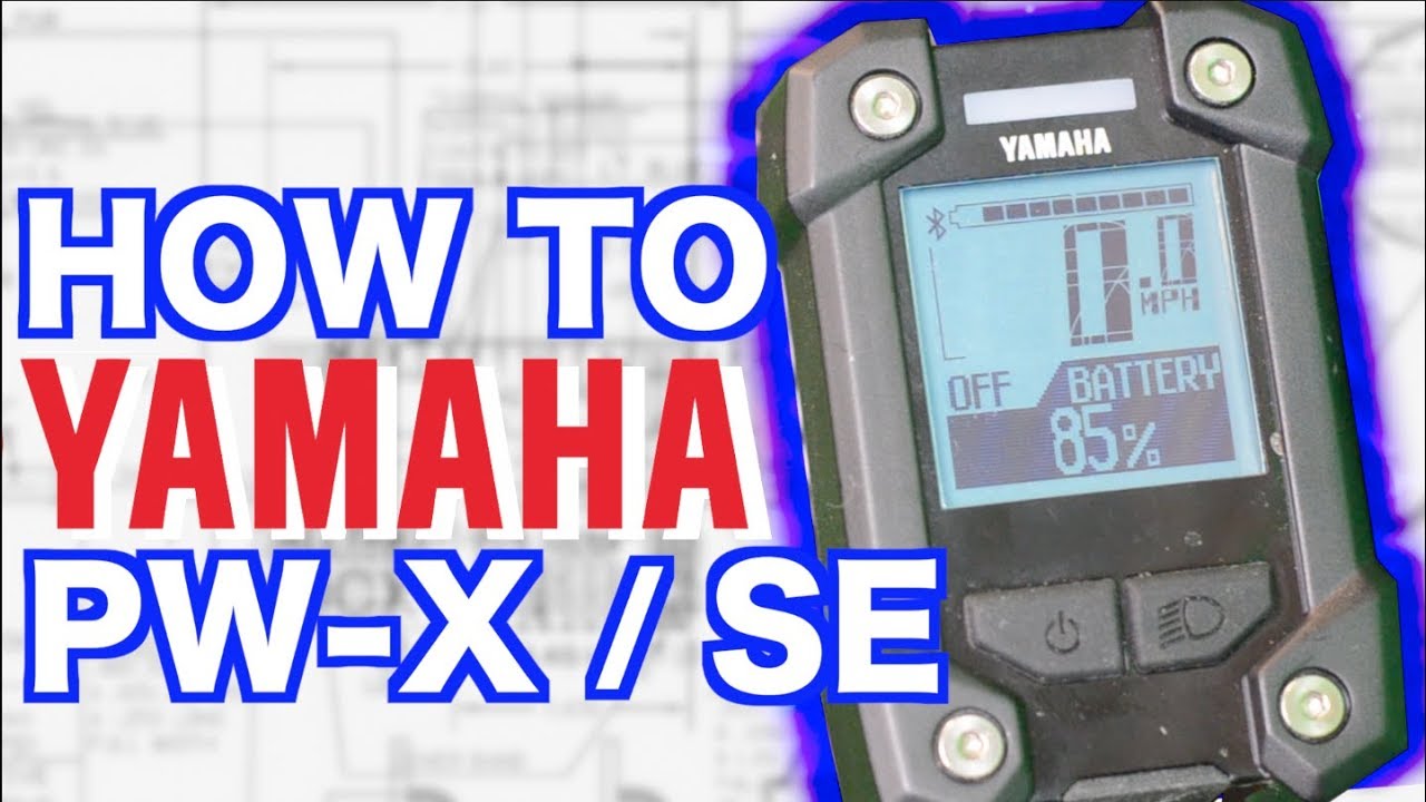 How To: YAMAHA Computer PWX, SE  | Yamaha display PW-X or PW-SE ebikes