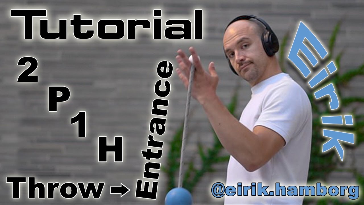 Poi Tutorial:  2p1h Throw Entrance ft Eirik Hamborg