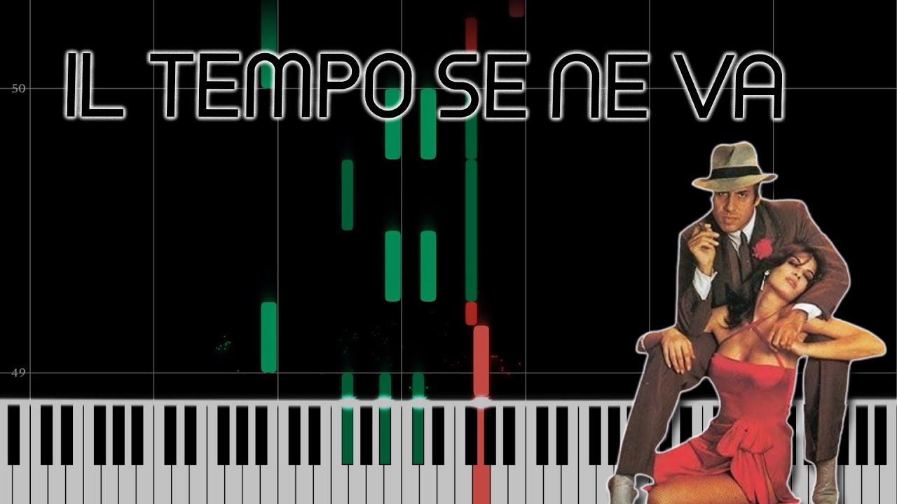 Adriano Celentano - IL TEMPO SE NE VA | FREE PIANO SHEETS