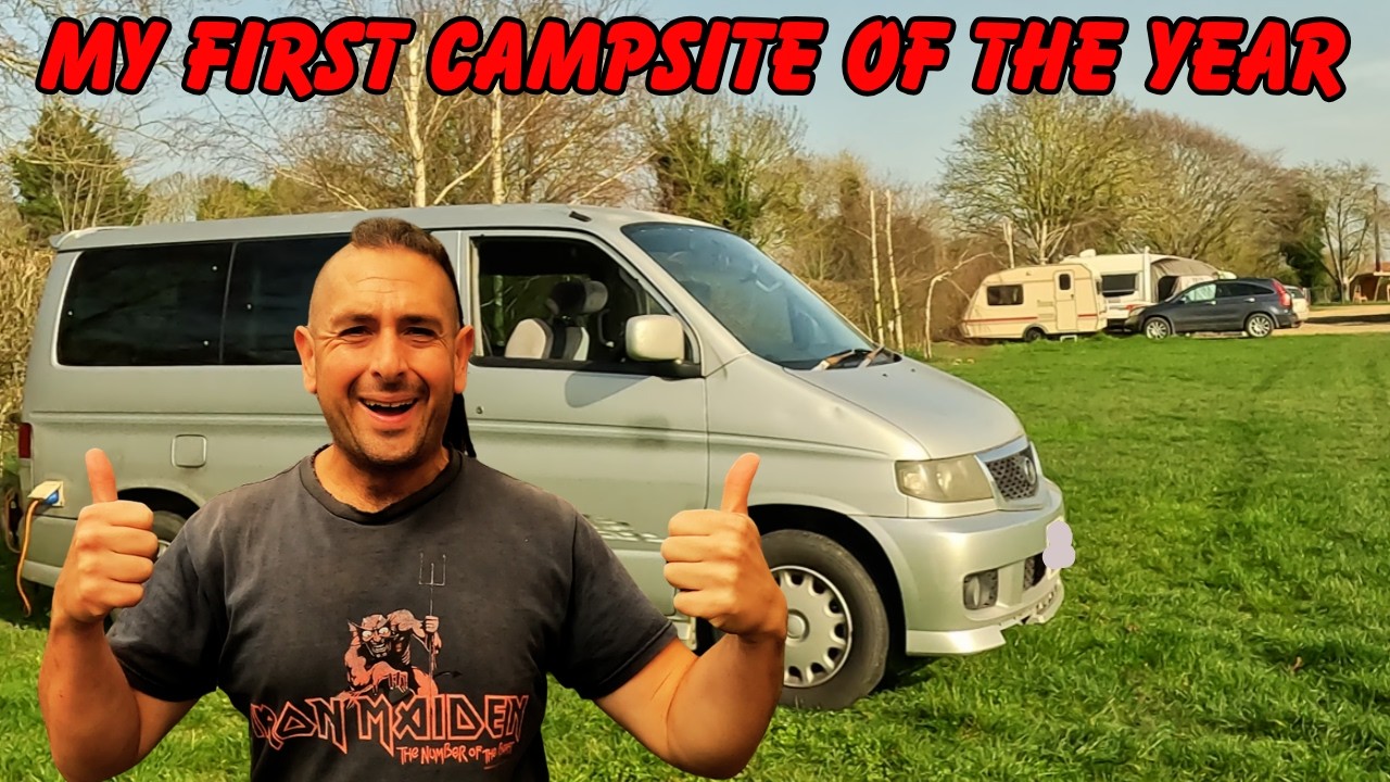 CHECKING OUT NEW PARK FARM CAMPSITE IN SUFFOLK