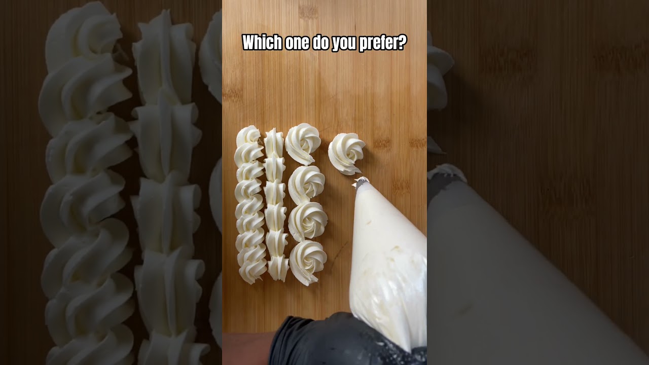 Wilton 1M vs 2D piping tip