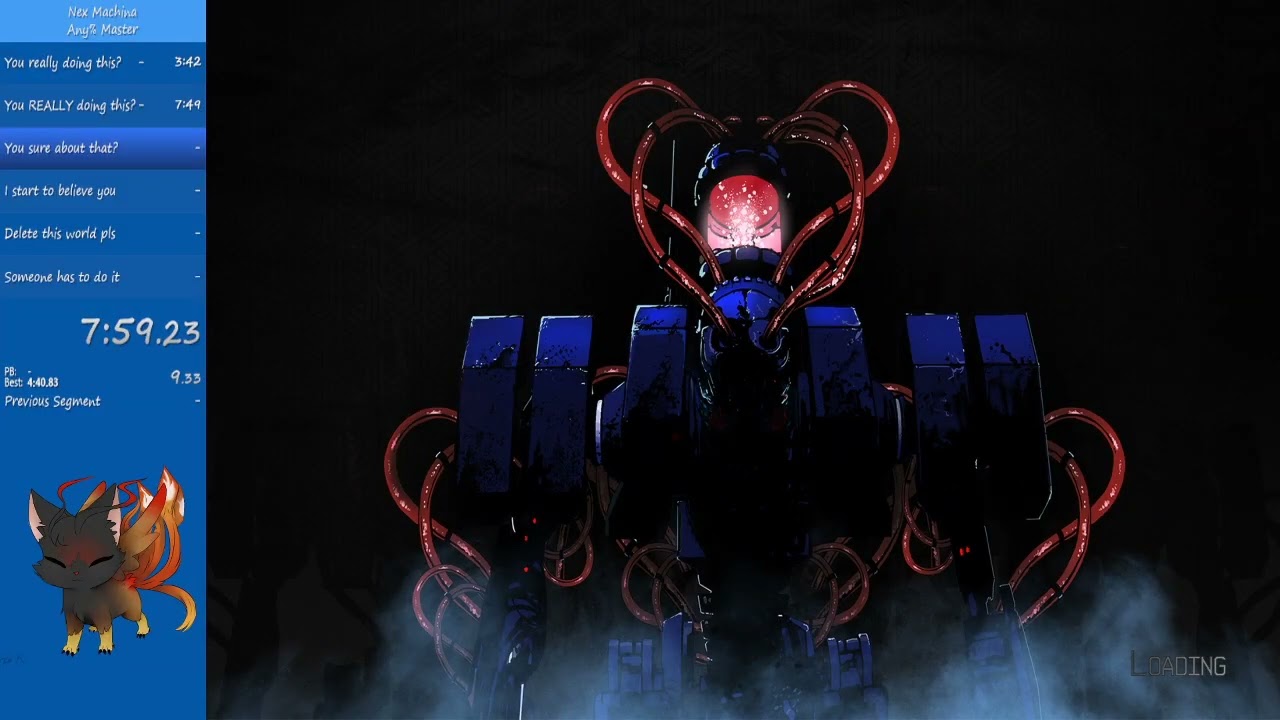 Nex Machina Any% Master Speedrun in 27:54.24
