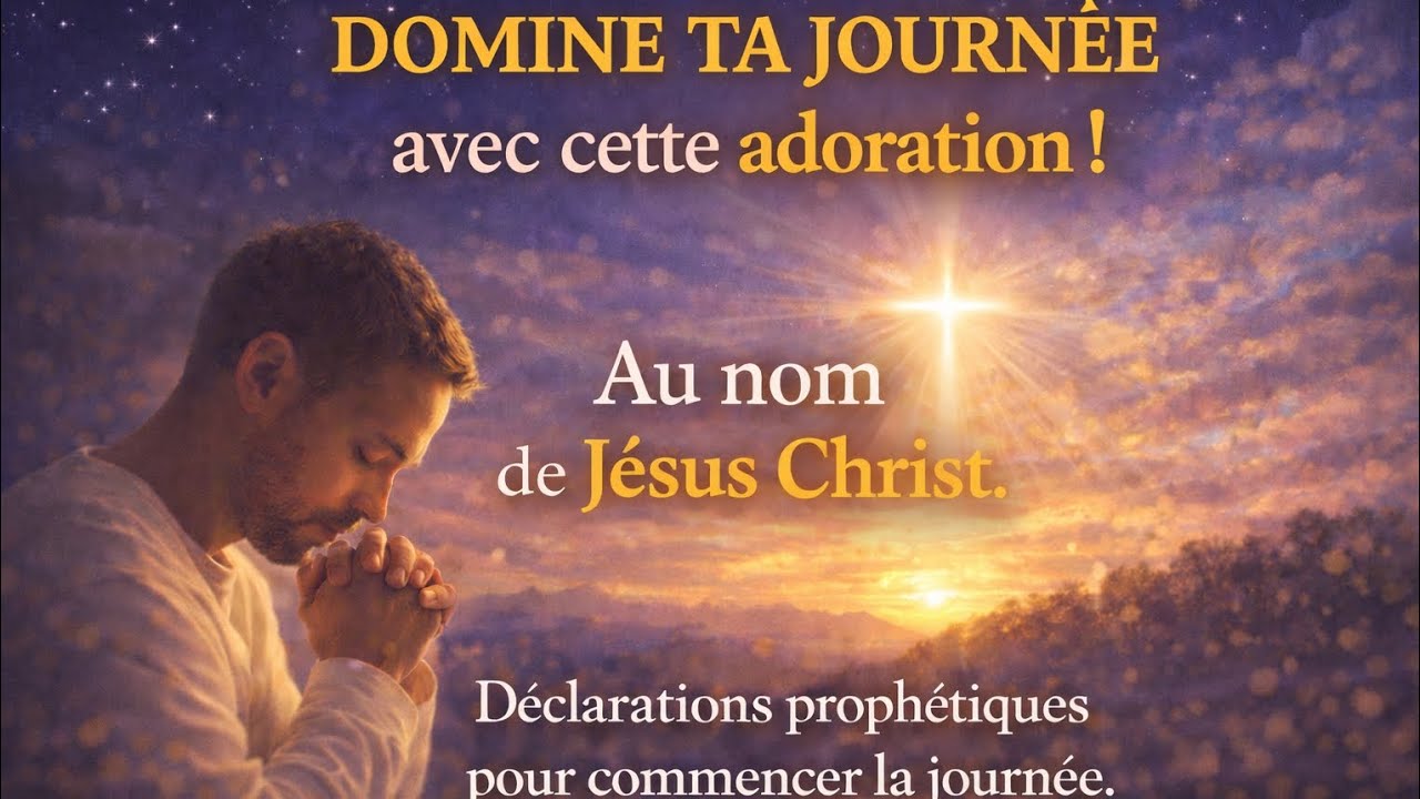 🎼✝️Adoration pour commencer la journée! Avec Jésus Christ ! 