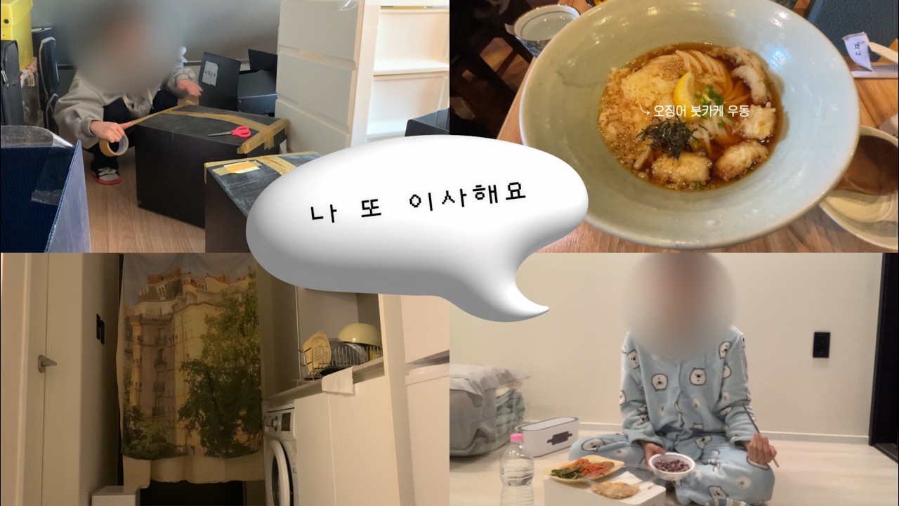 7년동안 이사 5번 다니는 사람의 이사 브이로그 vlog