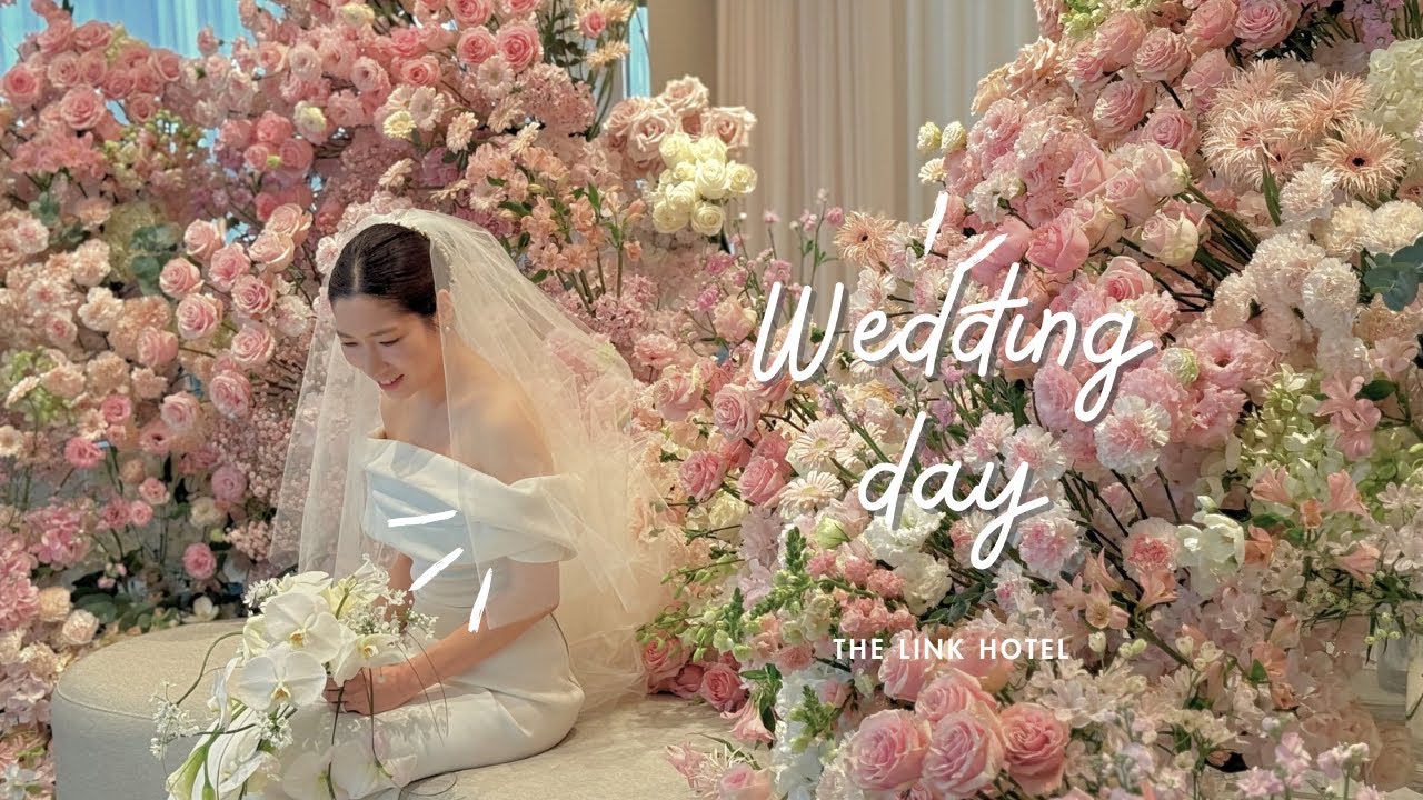 💍1월의 신부 혜경🕊️ | 더링크호텔 화이트홀 | The Link Hotel Wedding | 하객브이로그 | 생화향 가득🌸