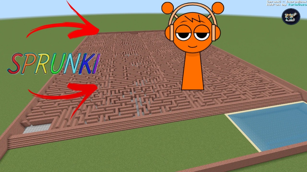 I showed a lot of Sprunki and placed a lot of dynamite, and then I blew it all up.