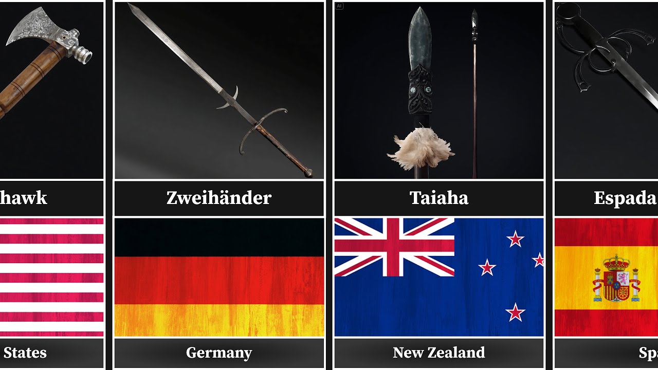 The Most Iconic Traditional Weapons from Different Nations ⚔️