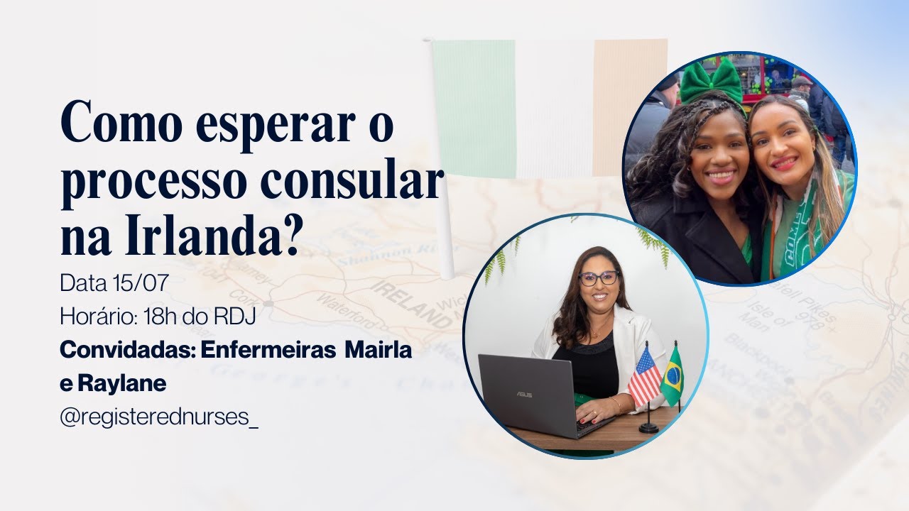 Enfermeiros: como aguardar o processo dos EUA na Irlanda estudando ingl&ecirc;s?