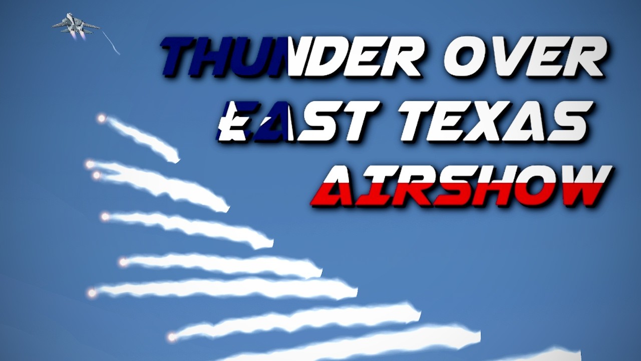F-14E Super Tomcat NIGHT DEMO | Thunder Over East Texas Airshow | Roblox