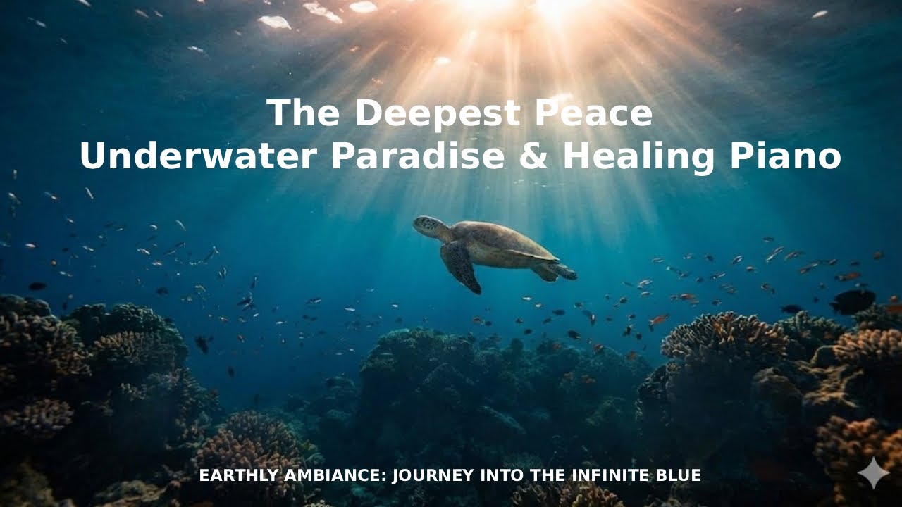 The Deepest Peace Underwater Paradise & Healing Piano