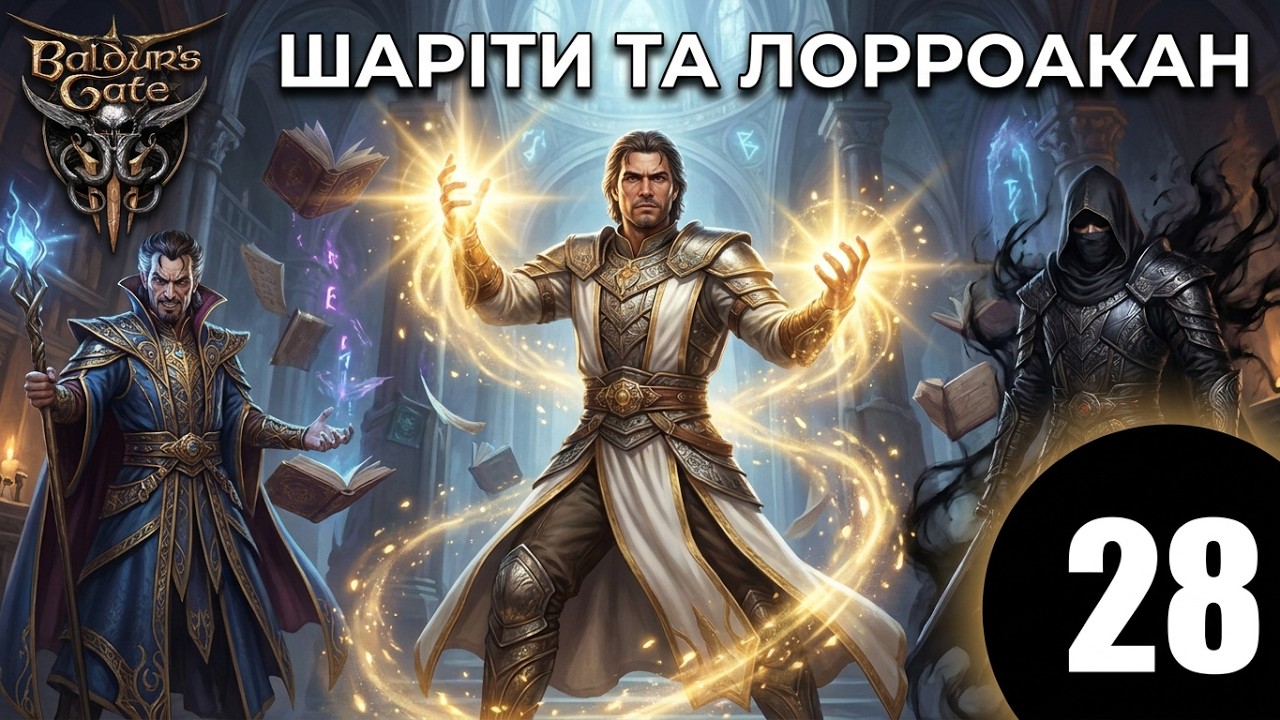 Проходження Baldur’s Gate 3 Героїчний режим Клірик Соло Українською частина 28 Шаріти та Лорроакан
