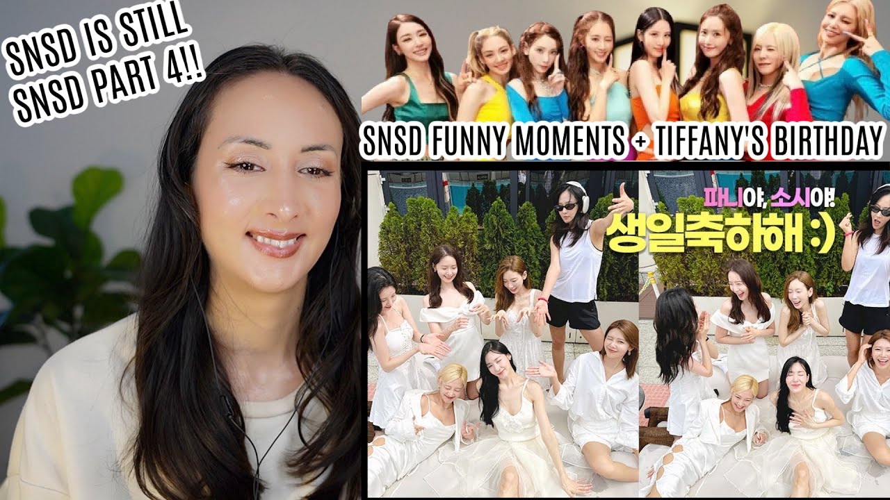 Girls' Generation Tiffany's Birthday + Funny moments REACTION | snsd is still snsd PART4