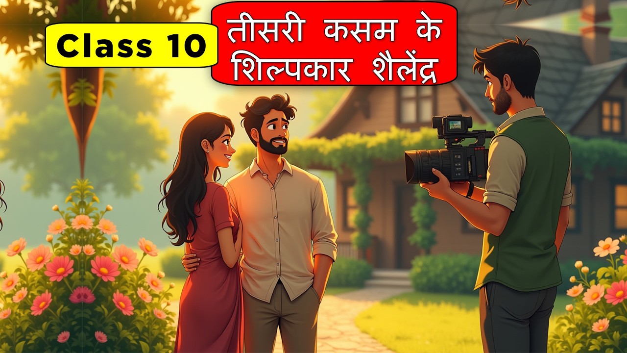 Teesri Kasam Ke Shilpkar Shailendra Class 10 | Class 10 Sparsh - तीसरी कसम के शिल्पकार शैलेंद्र