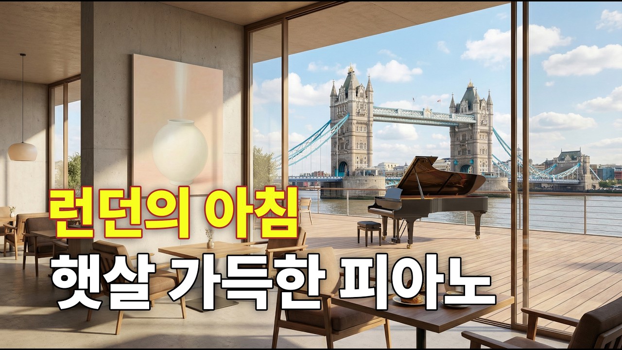 런던의 아침 🌿 햇살 가득한 피아노 40분