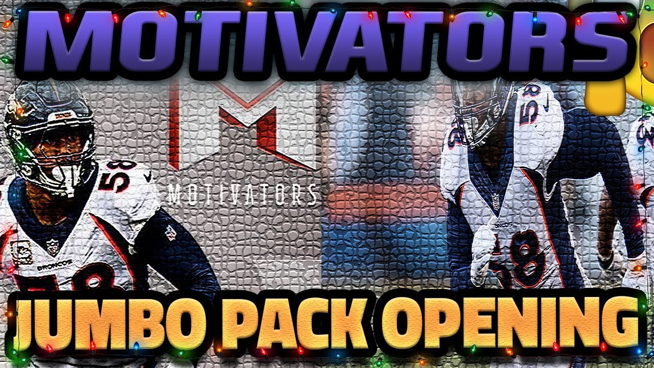 MOTIVATORS JUMBO PACK OPENING | VON MILLER | MADDEN 18 ULTIMATE TEAM
