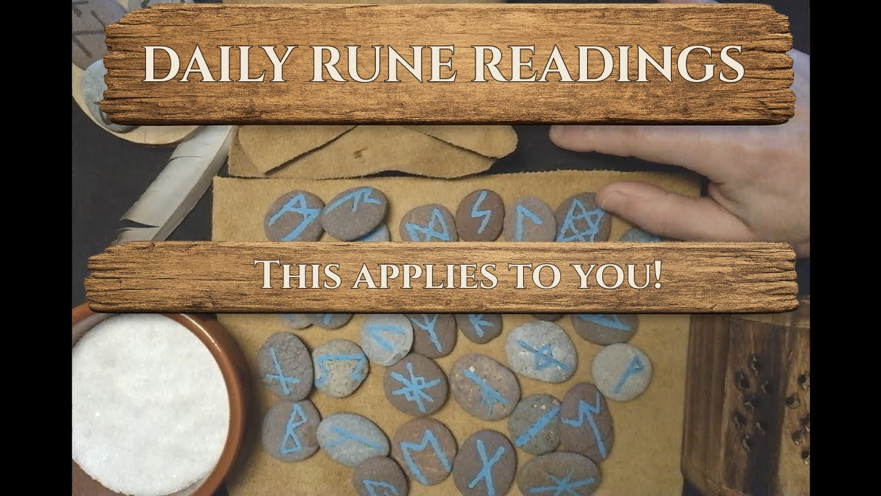 Daily Rune Reading – This applies to you! | Anglo-Saxon Futhorc