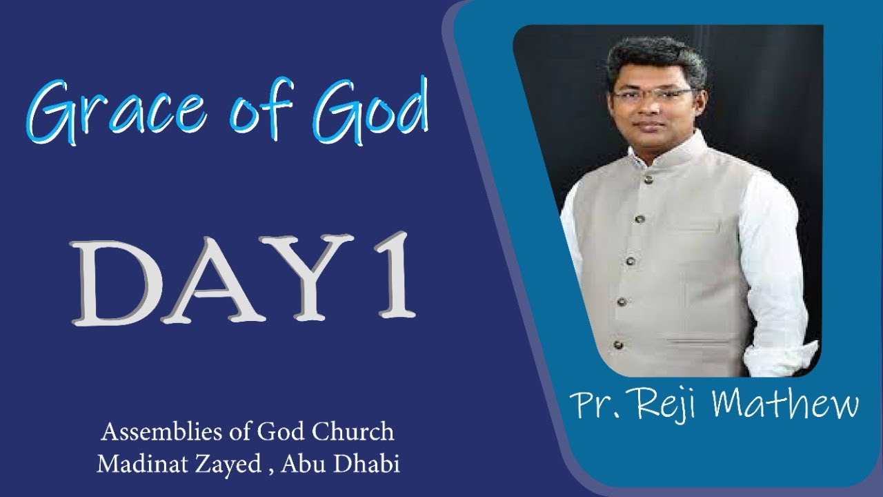 Pr. Reji Mathew | Day 1