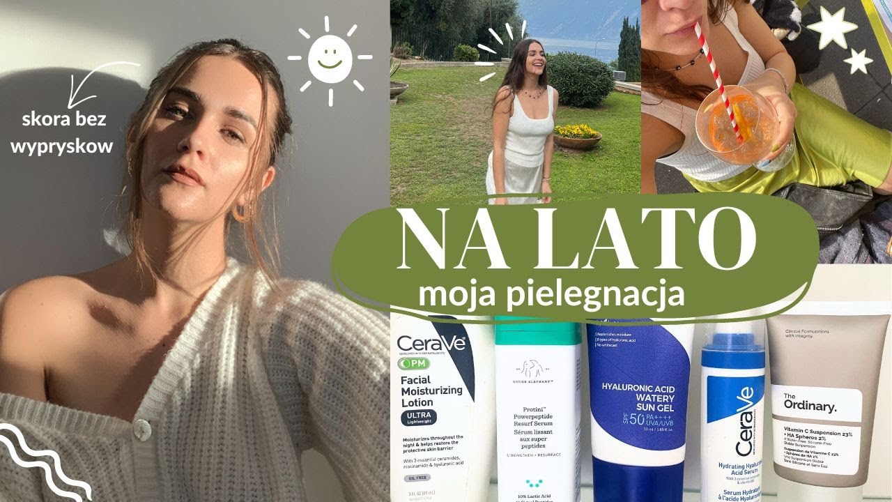 Moja letnia pielęgnacja skóry trądzikowej 🧴/ latwa, szybka i TANIA 💸