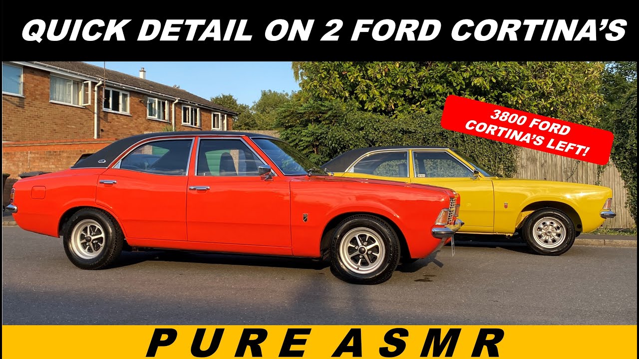 PURE ASMR: Classic Car Ford Cortina Quick Detail - Auto Detailing