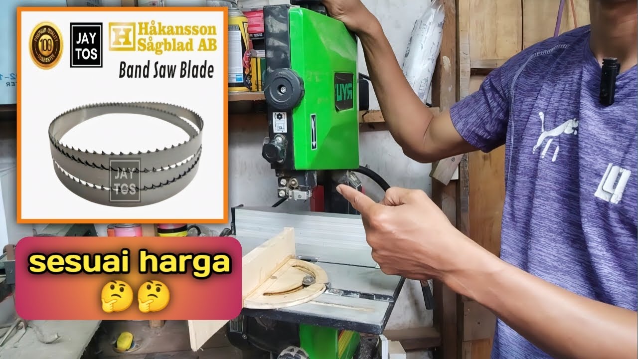 Blade bandsaw hakansson dipakai di bandsaw ryu