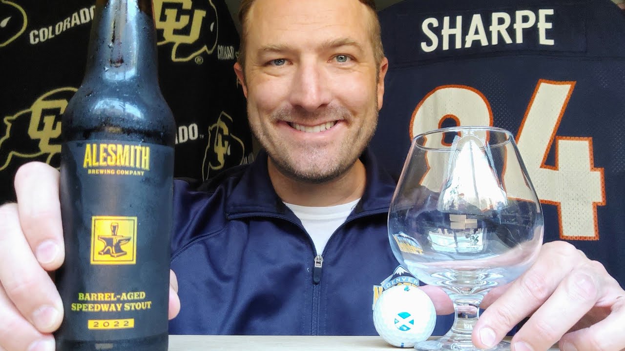 Alesmith Brewing - 2022 Barrel Aged Speedway Stout #Beer #Review | Brews with Beck 🍺⛳ #SUBSCRIBE 🍻👍