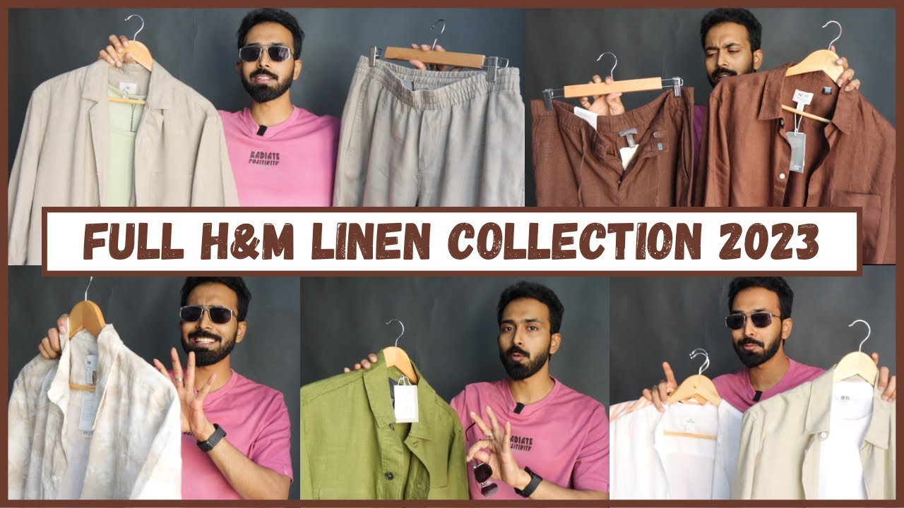 H&M Linen collection Haul for summers- Coord sets, shirts and pants| H&M sale haul 2023
