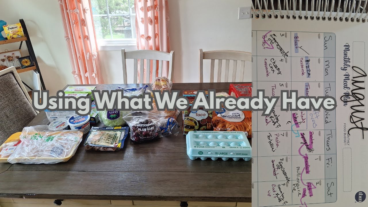 Grocery Haul and Menu Plan on a Tight Budget