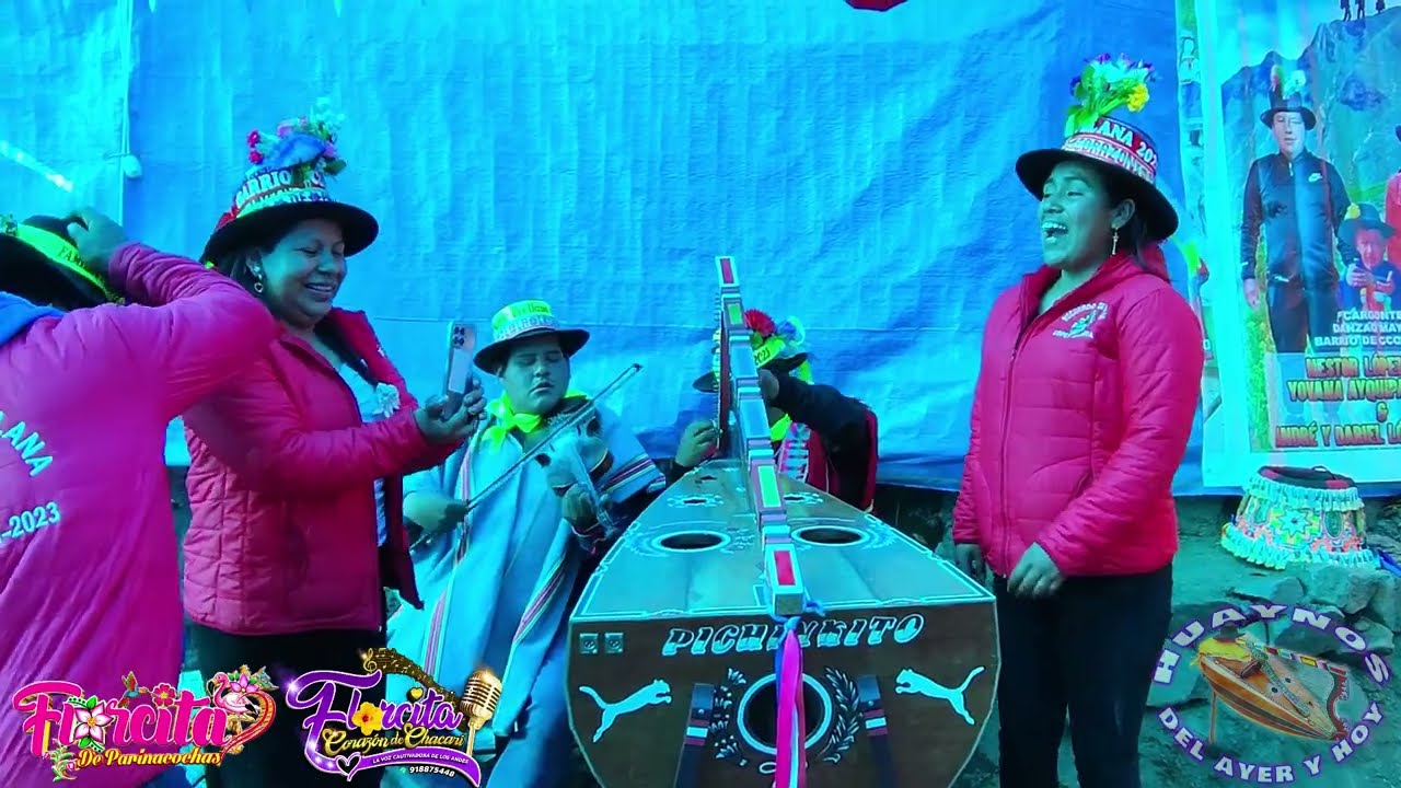 Jarana Arpa y Violín en CHACRALLA 2023 con Florcita de Chacrarí y Florcita de Parinacochas🎻🎵