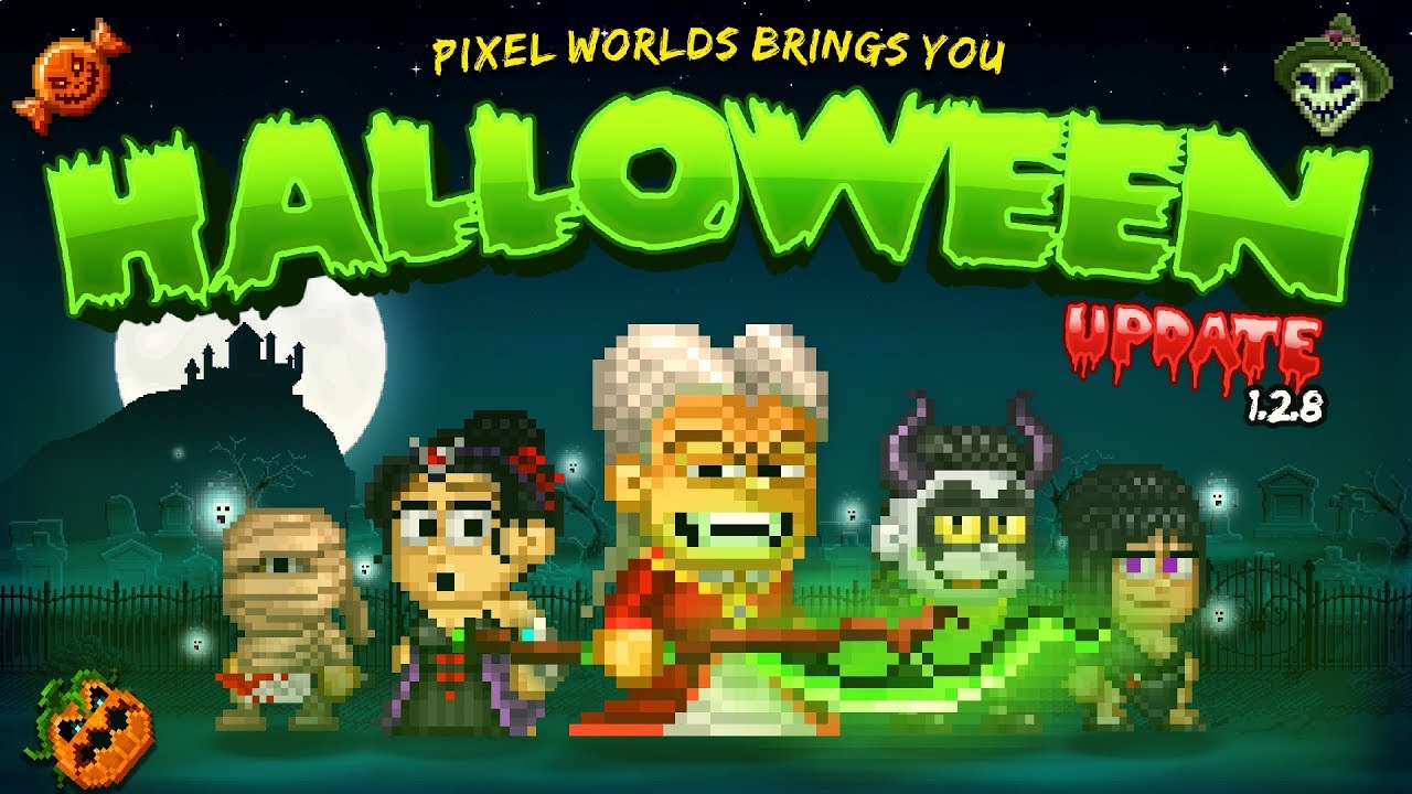 Halloween 2018 UPDATE! - Pixel Worlds