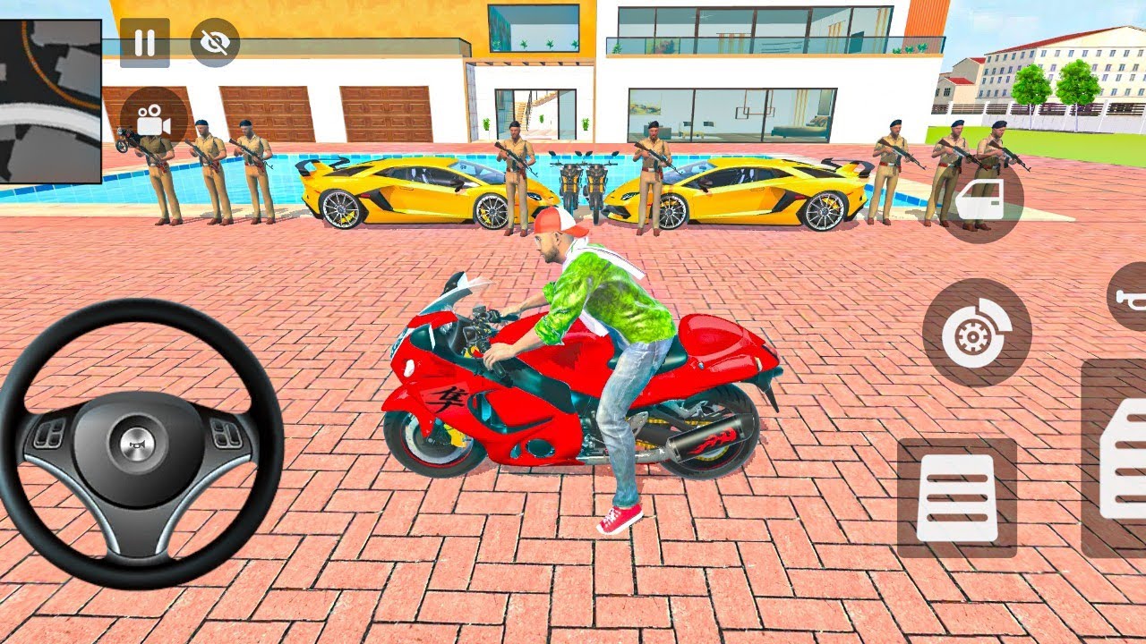 🎮 Franklin order by 2️⃣ Golden Lamborghini 2️⃣ Rider Bike in Indian 🇮🇳 bike Theft Auto simulator 🎮