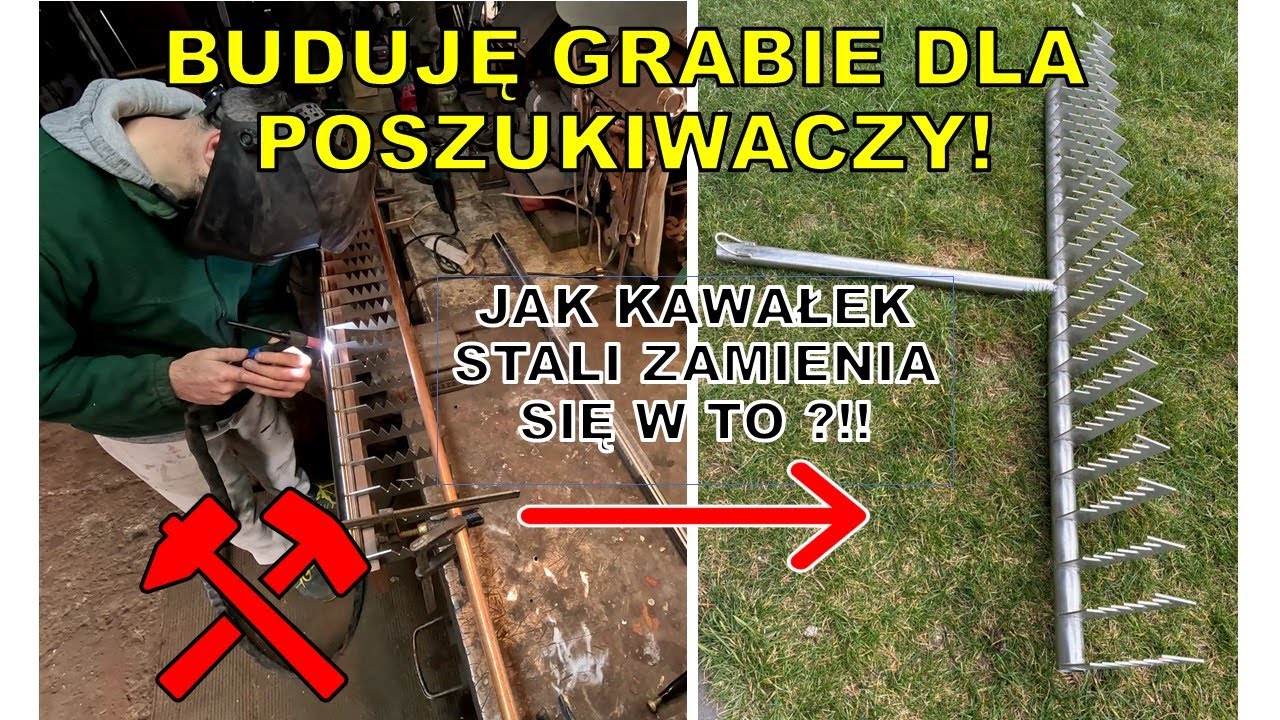 BUDUJĘ GRABIE DLA POSZUKIWACZY! Jak kawałek stali zamienia się w przedmiot dla poszukiwaczy.