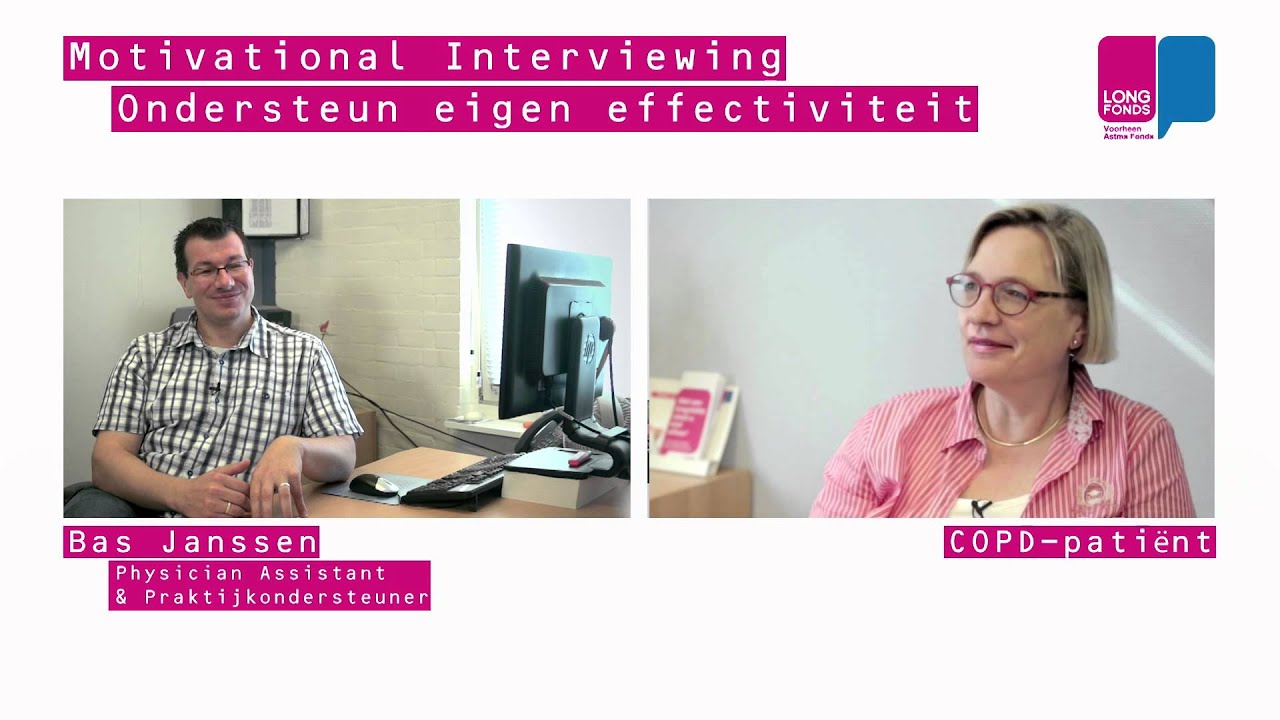 Longfonds - Motivational Interviewing: Ondersteun eigen effectiviteit